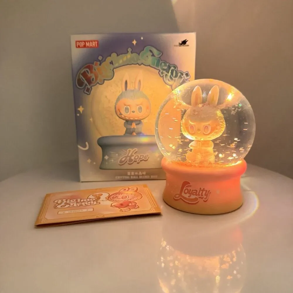 PopMart Big Into Energy Labubu Snow Globe Crystal Ball Confirmed - Hope